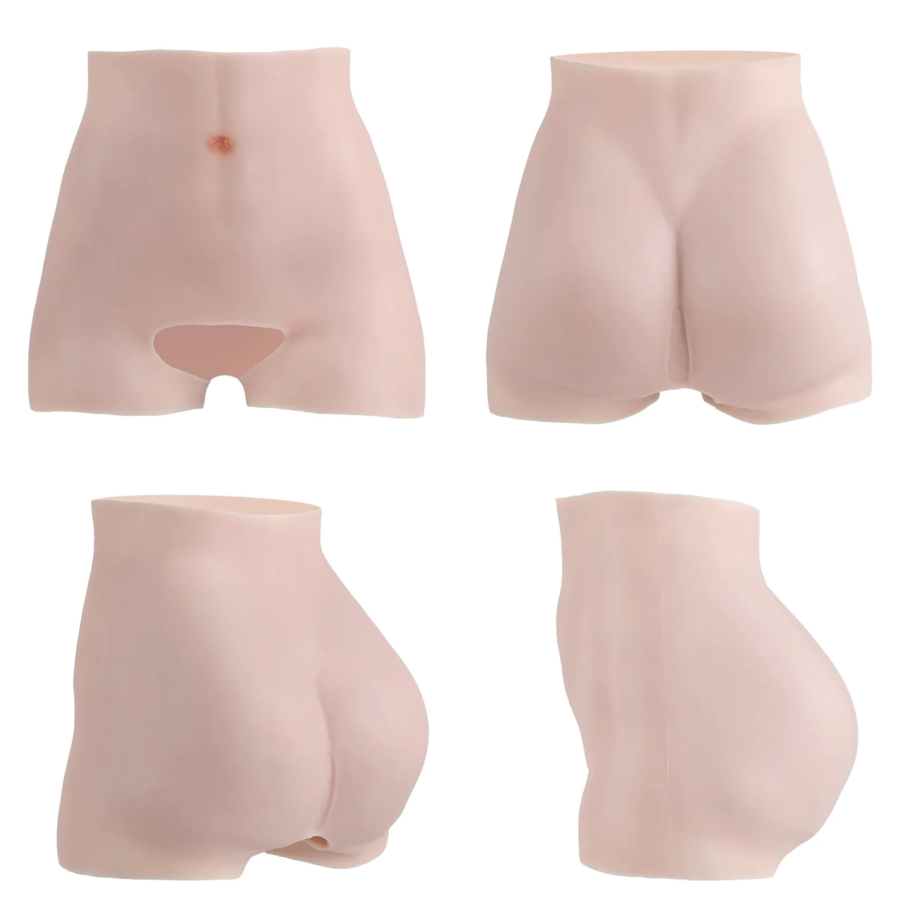 SILICONE OPEN-CROTCH PANTS 1G