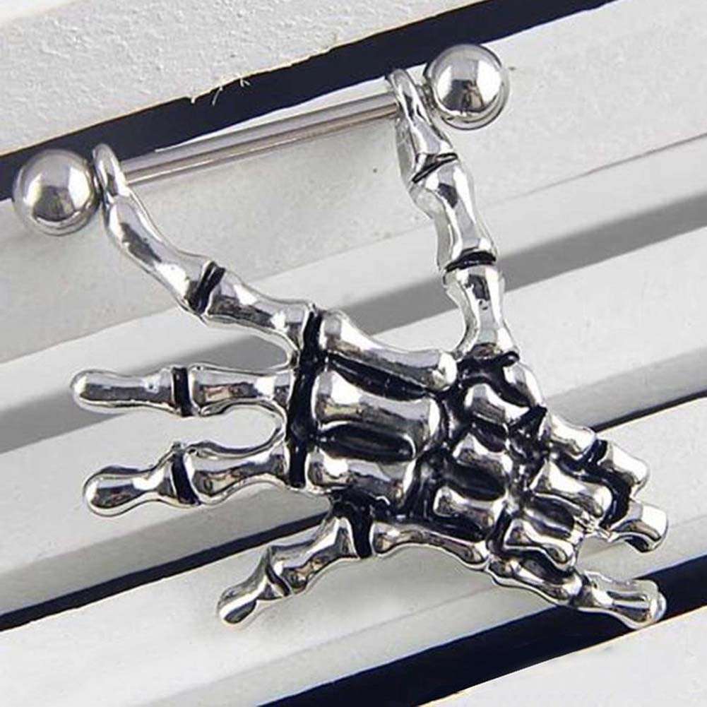 Nipple Rings Can Be Punched and Clipped