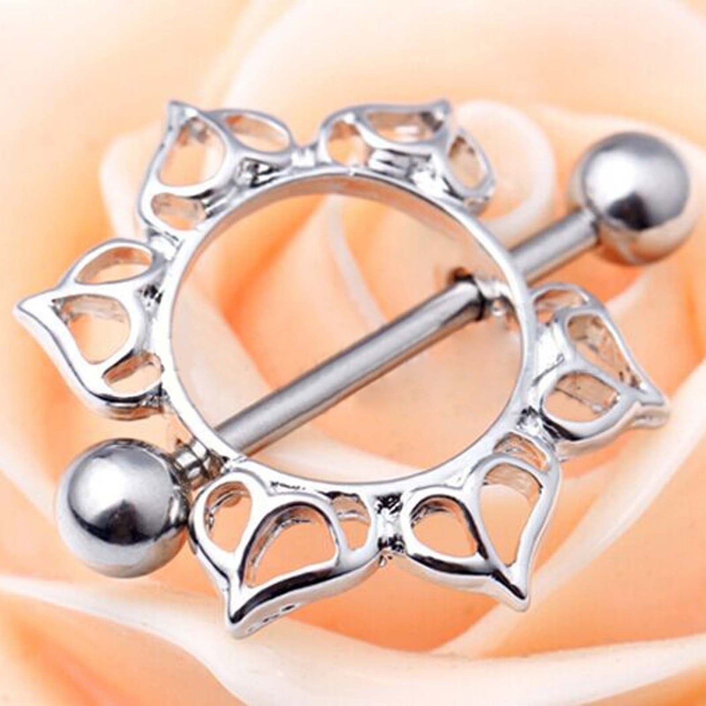 Nipple Rings Can Be Punched and Clipped