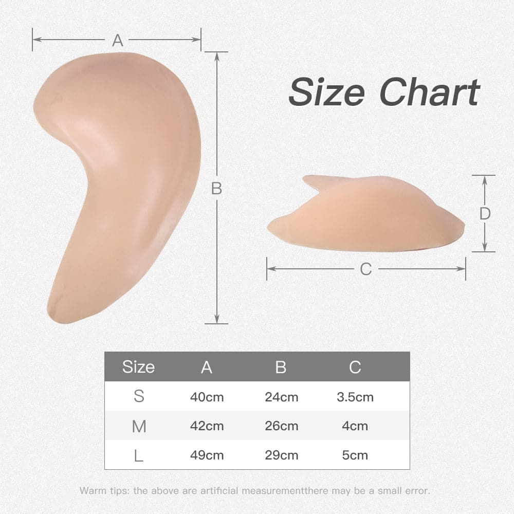 CYOMI SILICONE HIP PADS BUTT LIFTER REMOVABLE HIP ENHANCER