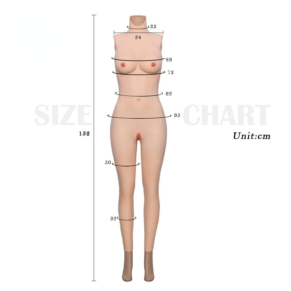 C Cup Bodysuit Liquid Silicone Filled 4G