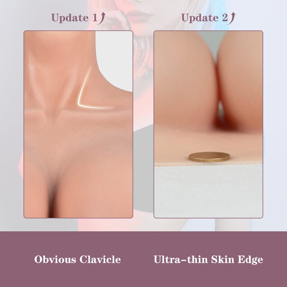 H Cup Silicone Breastplate Huge Boobs