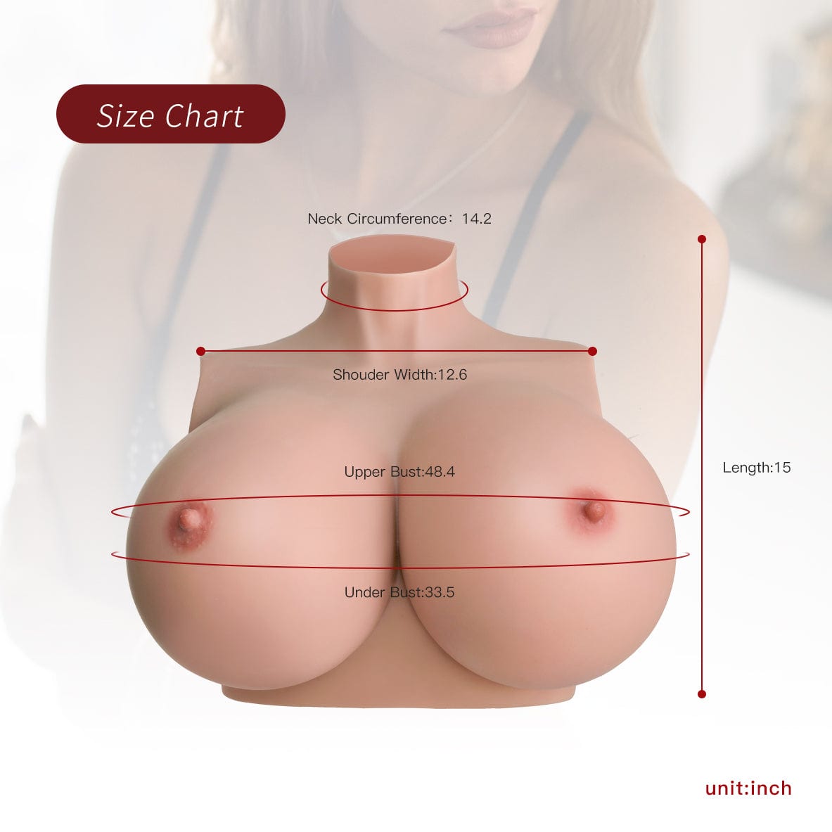 S Cup Breastplate Huge Boobs Silk Cotton Filler 4G