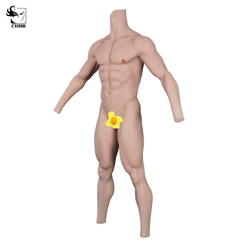 8G Lifelike Silicone Onesie With Arm And Whole Body Muscle